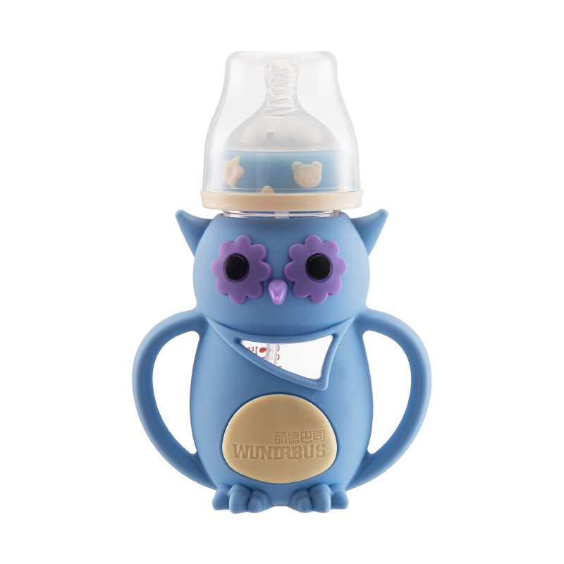 萌德巴司猫头鹰玻璃奶瓶